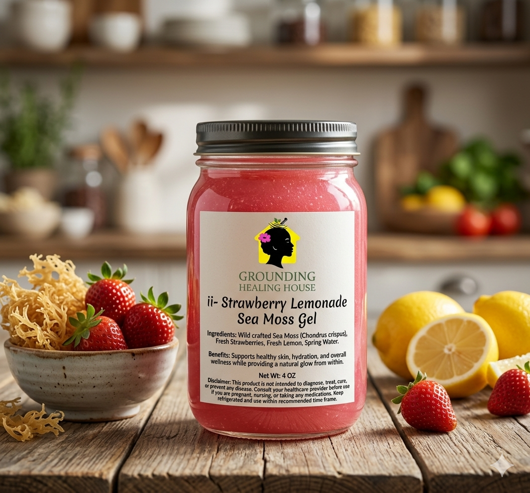 Strawberry Lemonade Sea Moss Gel (Coming Soon)