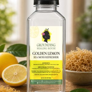 Golden Lemon Sea Moss Refresher