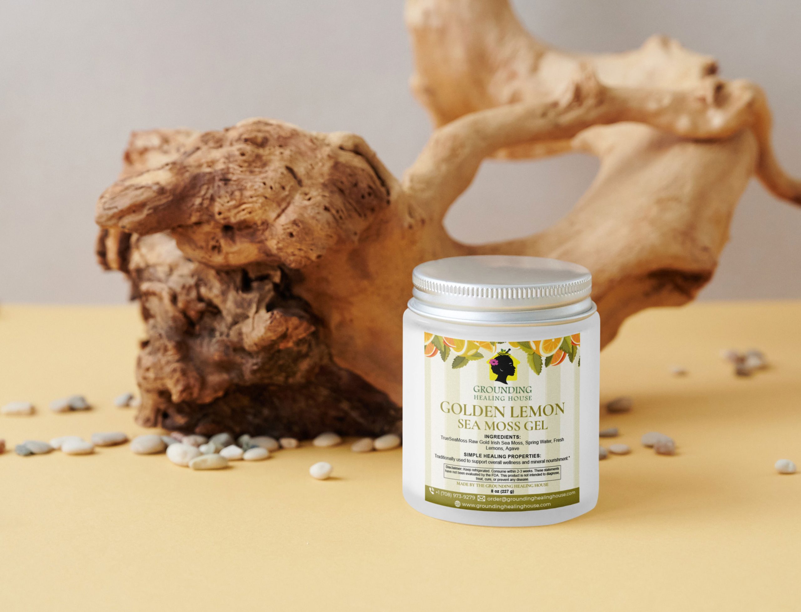 Golden Lemon Sea Moss Gel